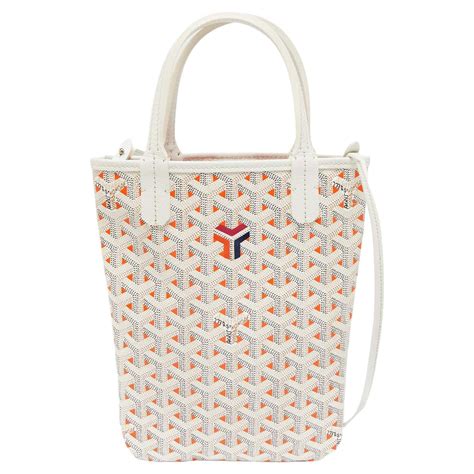 goyard orange white black|yellow goyardine handbags.